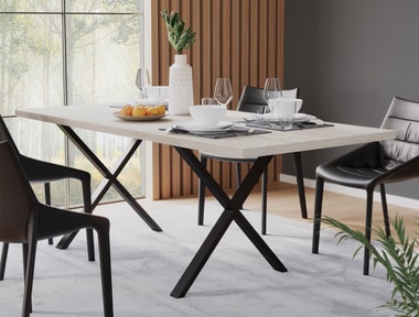 Nogi metalowe typu X do stołu MODUL