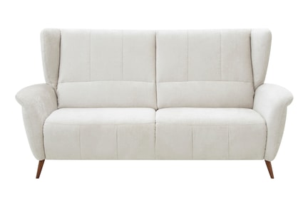 Sofa uszak na wysokich nogach kremowa BEO