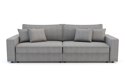Sofa rozkładana 4-osobowa MARKOS jasnoszara