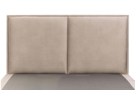 Wezgłowie beżowe DUO SOFT 140 cm