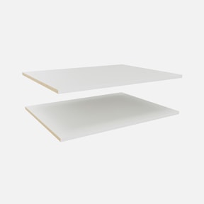 Komplet 2 półek białych do szafy ADBOX 75 cm