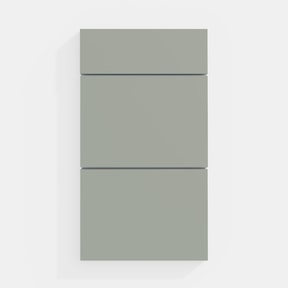 SALVINA komplet 3 frontów do szafki z szufladami L/P szałwia 40 cm