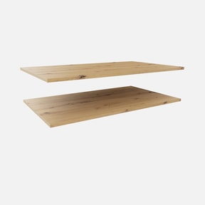 Komplet 2 półek do szafy ADBOX 100 cm dąb artisan