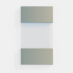 SALVINA front do witryny szałwia 39,6x71,3x1,6 cm