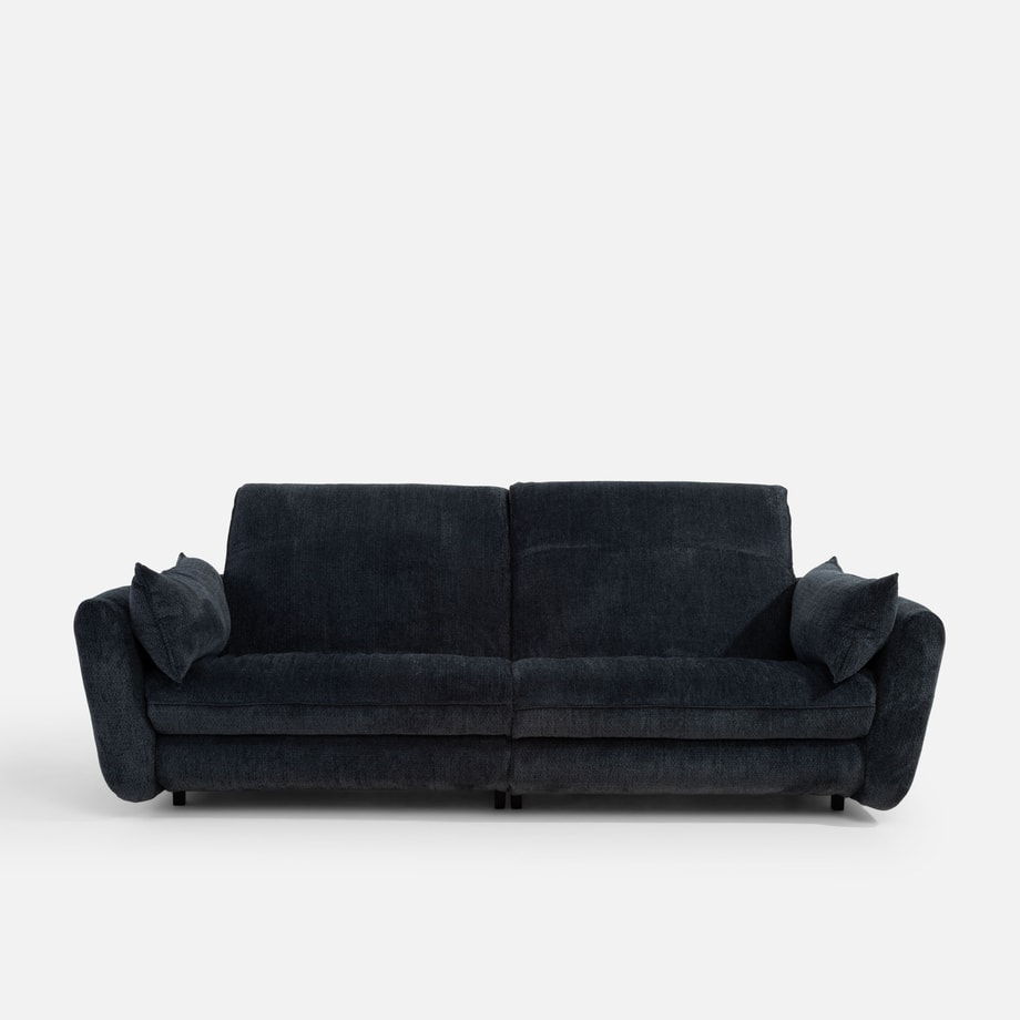Sofa 3-osobowa z funkcją relax NORI granatowa
