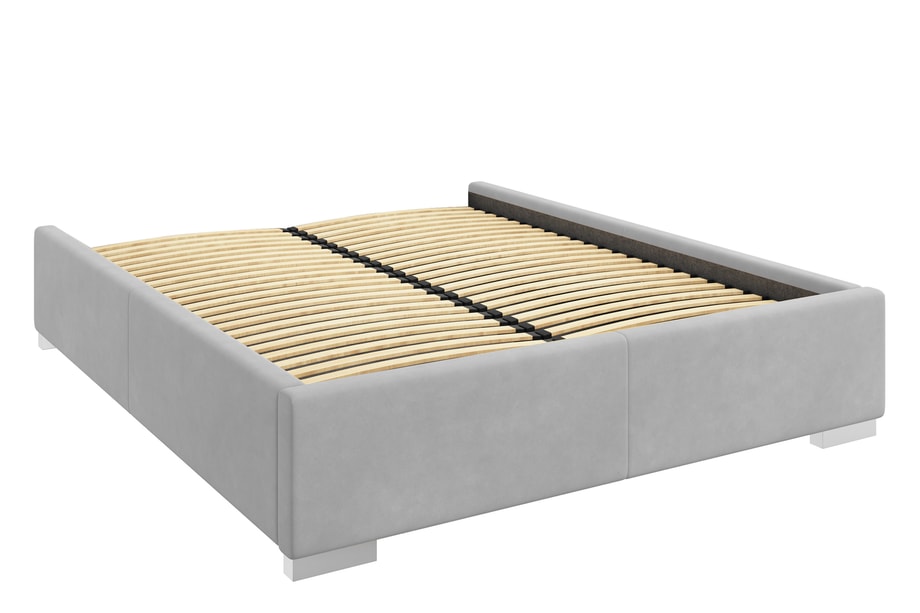 Rama łożka ze stelażem FIBI FULL GR. 8 160x200, jasnoszary