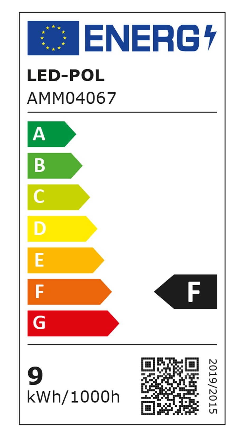 Żarówka LED E27 8,5W barwa ciepła AMM-E27-A60-8,5W-WW