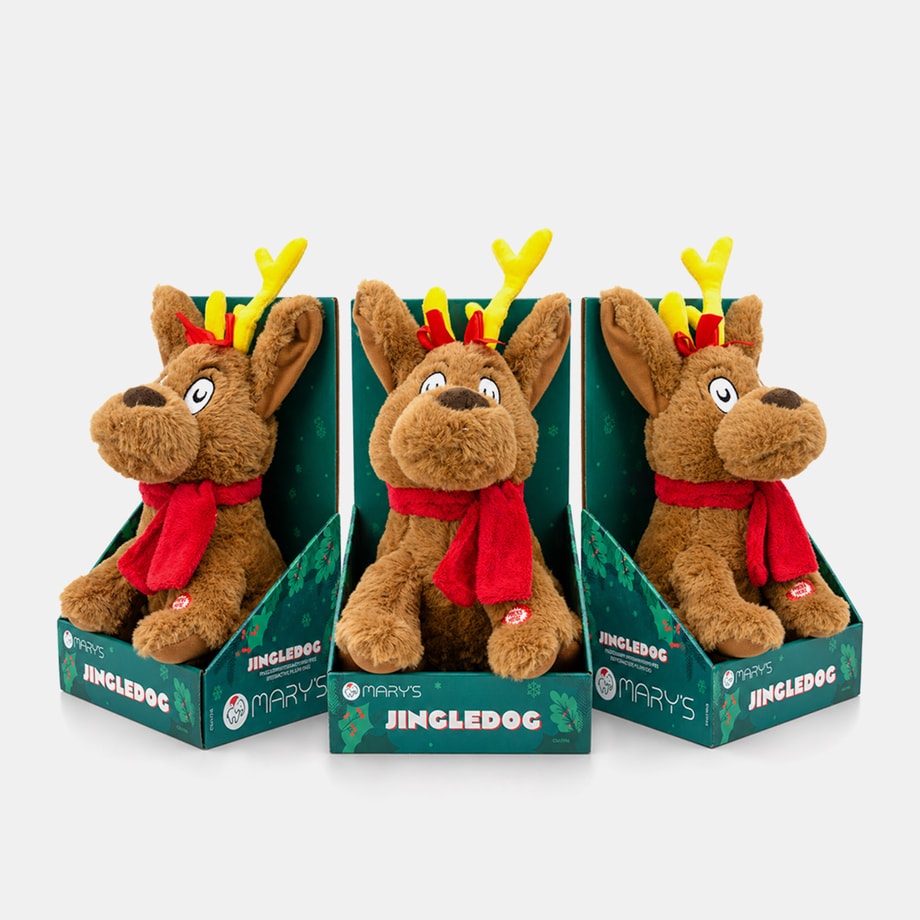 Dekoracja świąteczna JINGLEDOG MARY'S 27 cm