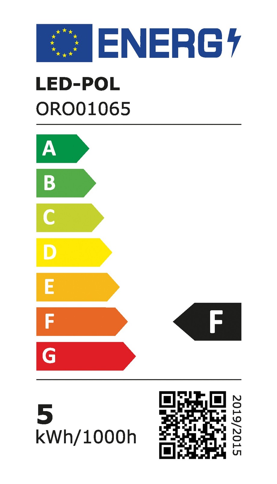 Żarówka LED barwa ciepła ORO-ATOS-GU10-5W-WW-DIMM
