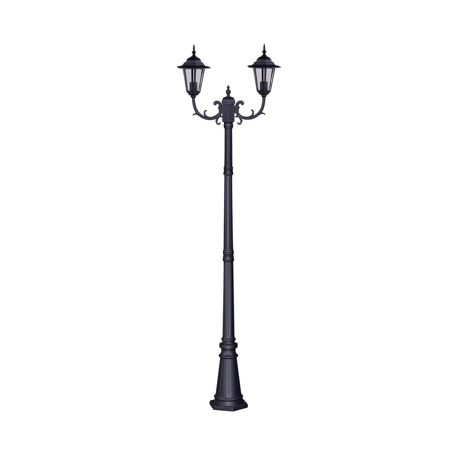 Lampa zewnętrzna outdoor 2-ramienna czarna STANDARD