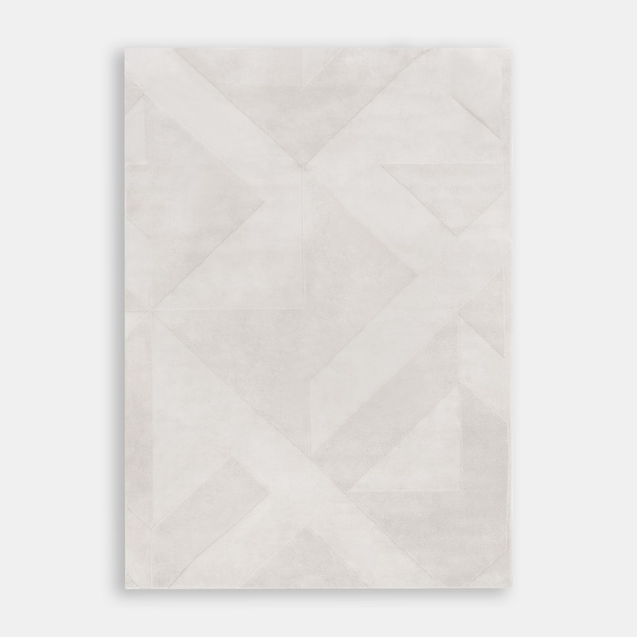 POMPEI Dywan ze wzorem geometrycznym kremowy 160x230 cm