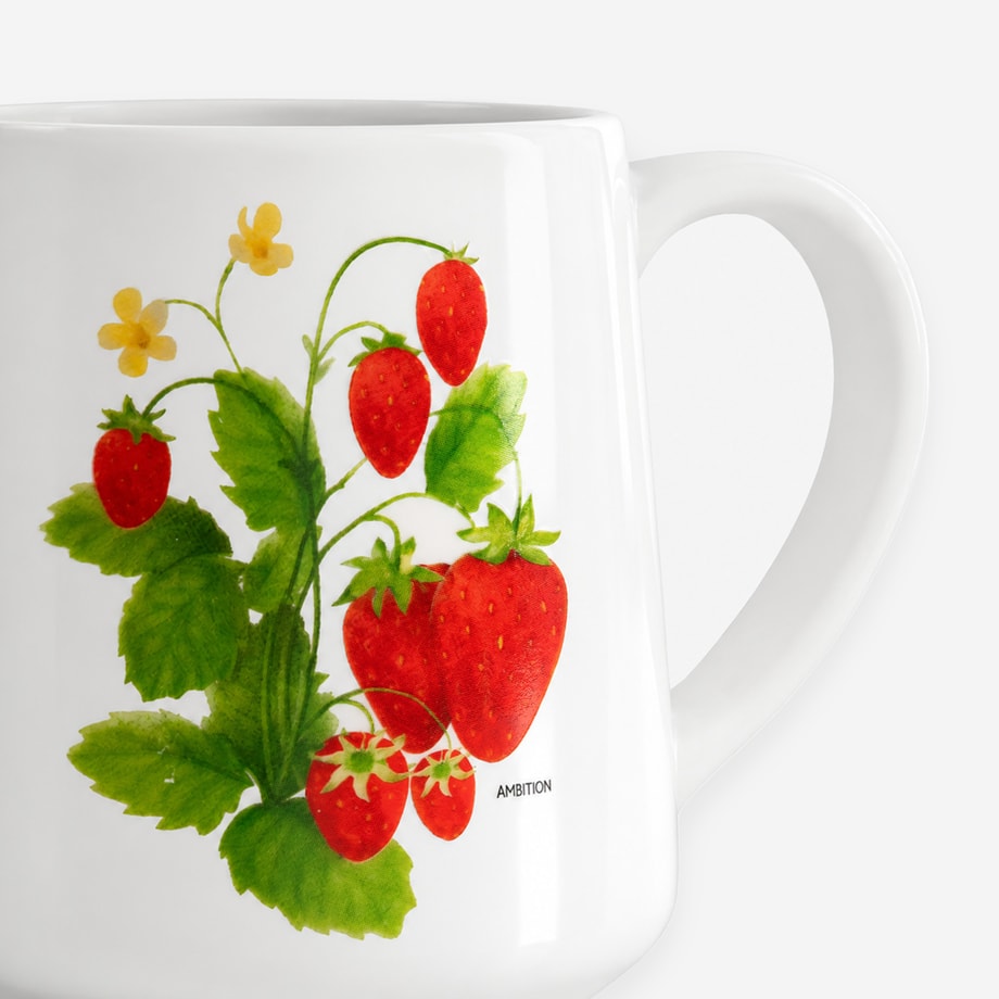FRUTTI Kubek porcelanowy truskawki 460 ml