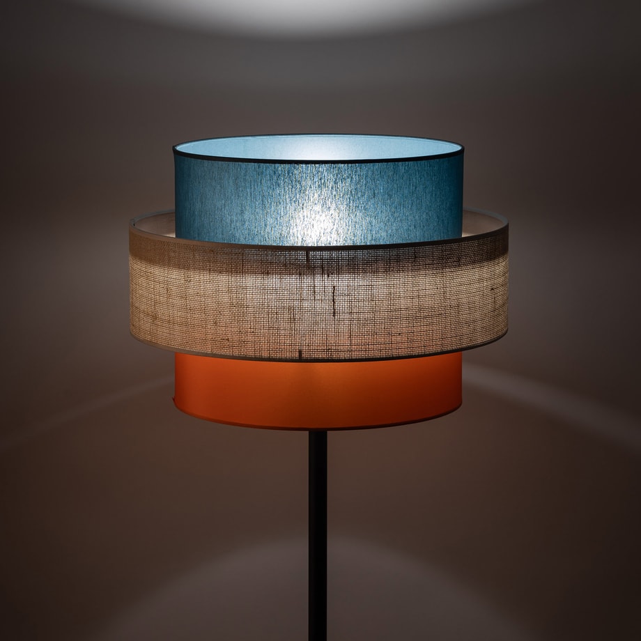 Lampa podłogowa abażur TRIO JUTA