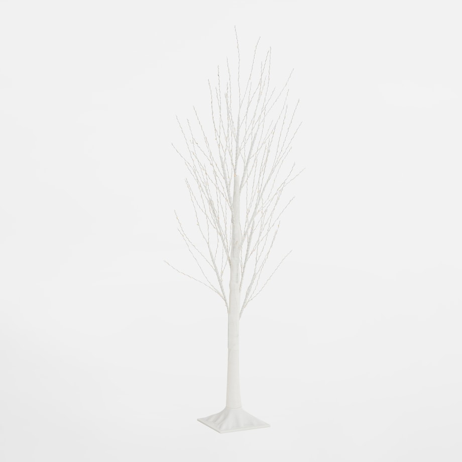 Drzewko dekoracyjne LED IP44 120 cm białe
