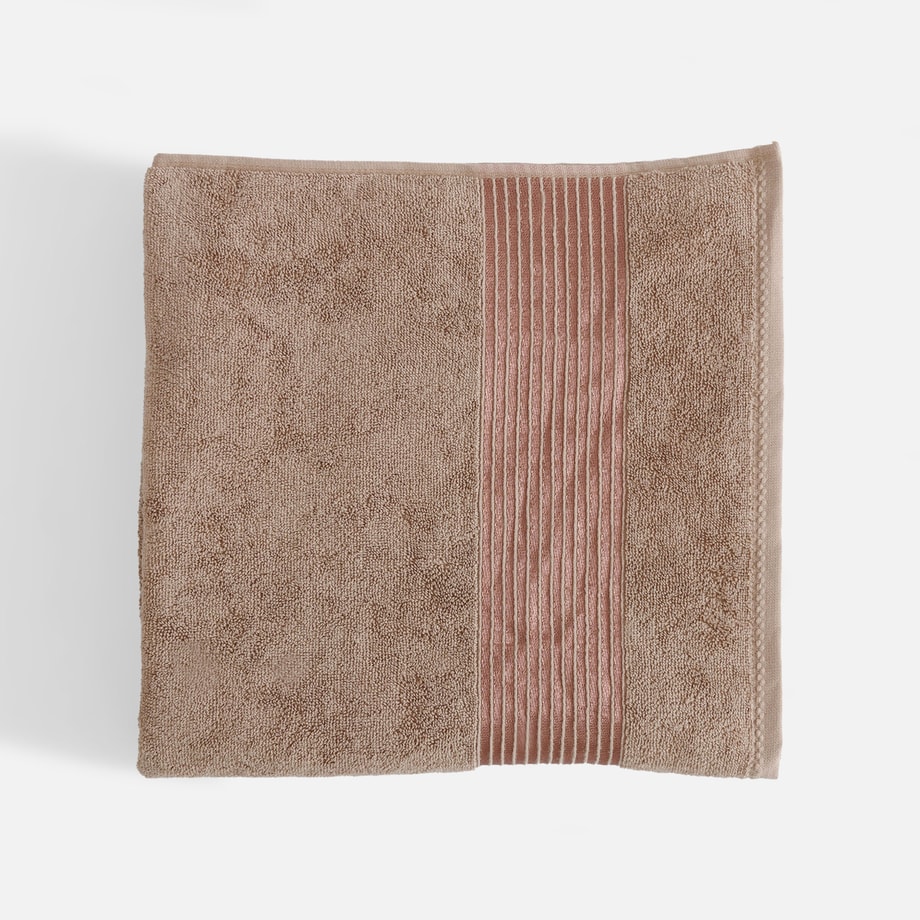 Ręcznik frotte brązowy LUKSOR 70x140cm