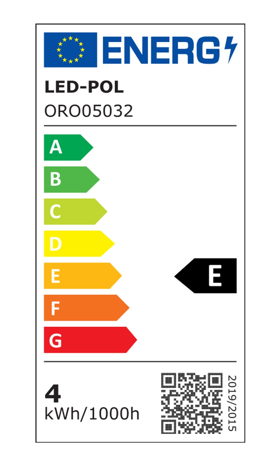 Żarówka LED ORO-G9-SEDI-4W-CW-II barwa zimna
