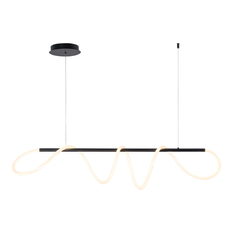 Lampa wisząca LED listwa czarna BALBO