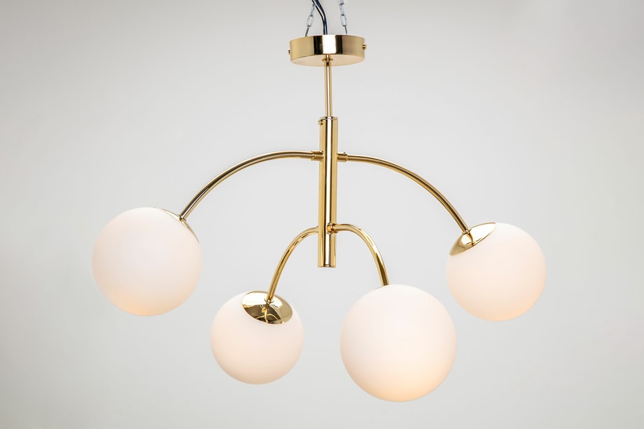 Lampa sufitowa kule złota białe VOLTA 4