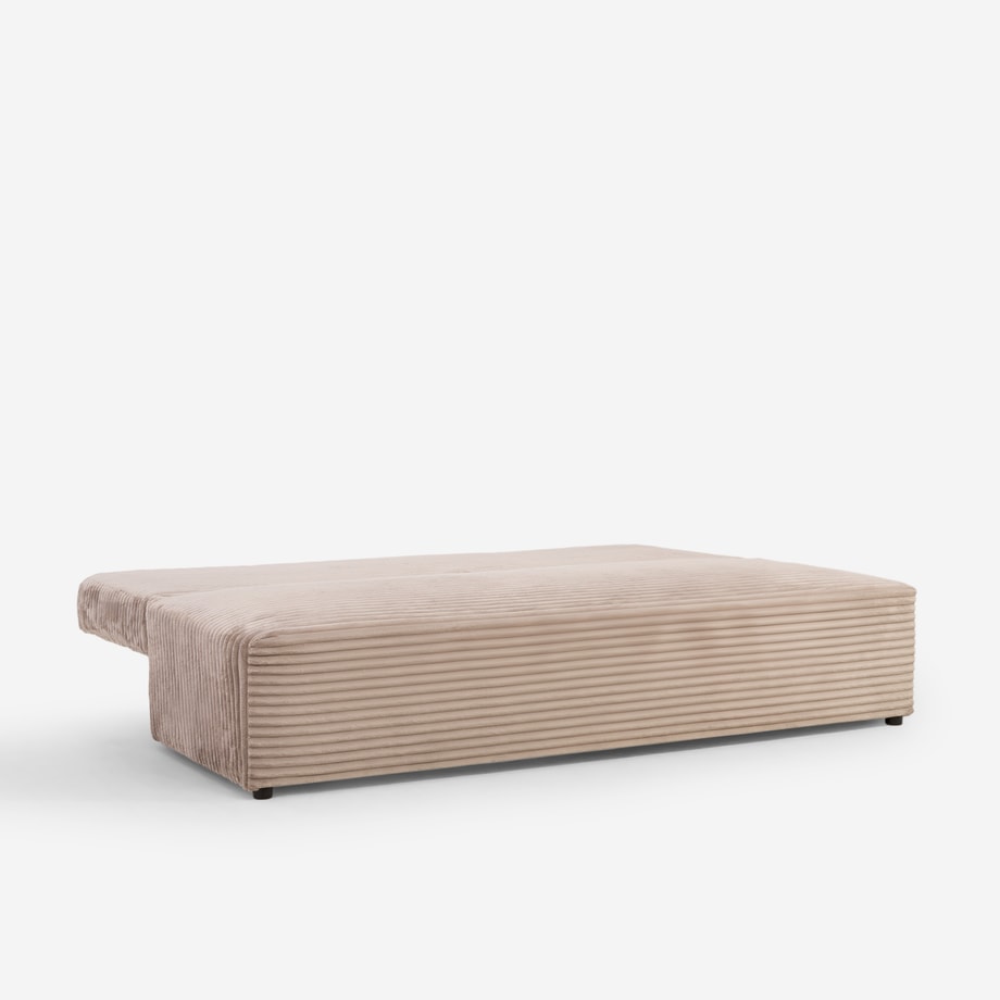 LEMON Sofa 3-osobowa rozkładana beżowa