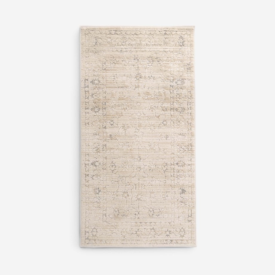 Dywan z orientalnym wzorem kremowy 80x150 cm TIVOLI