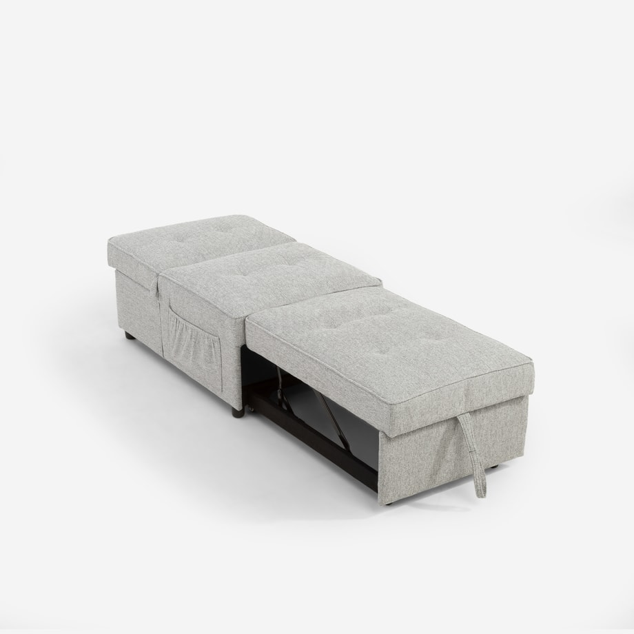 Sofa 1-osobowa rozkładana WINSLO II szara