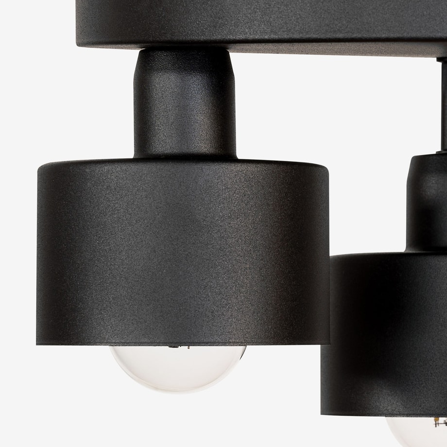Lampa sufitowa czarna BARI 3