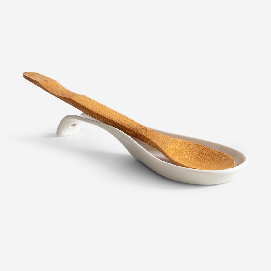 Podstawka pod łyżkę porcelanowa
