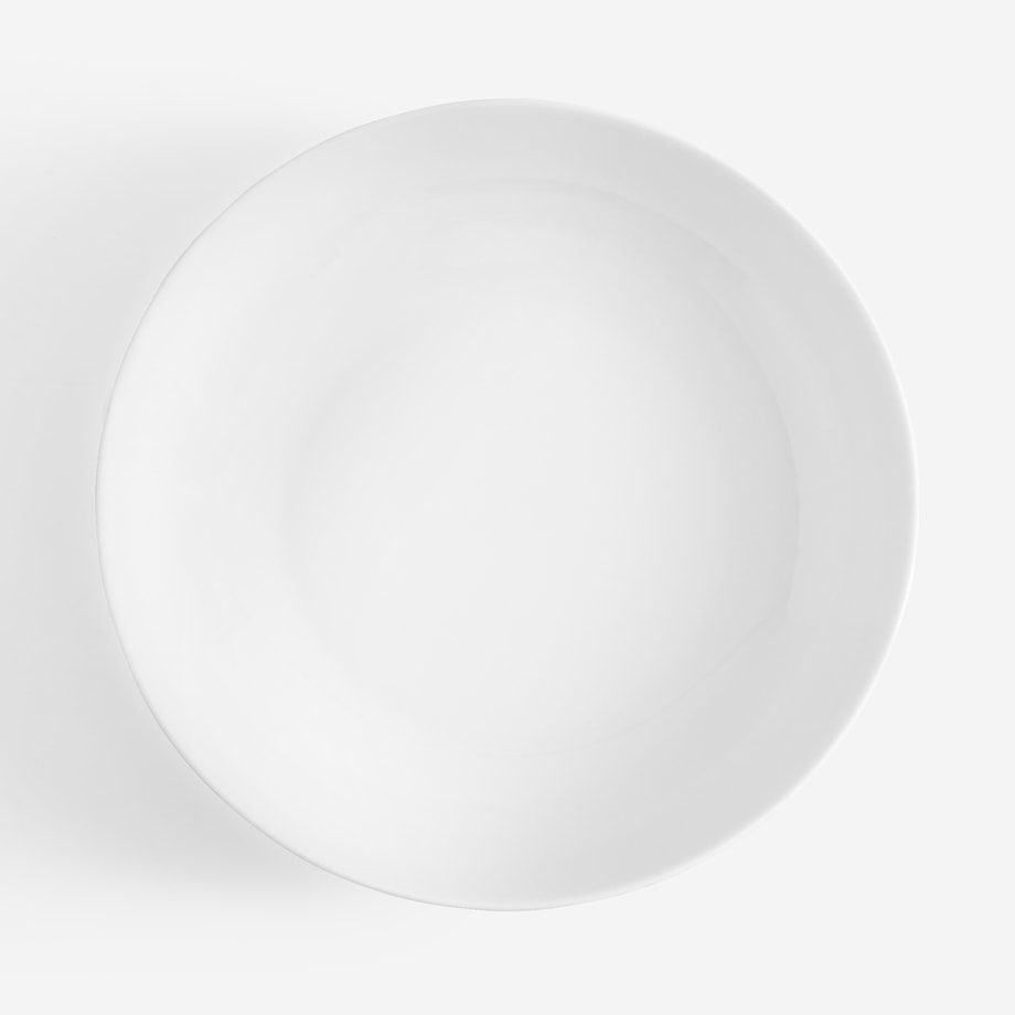Talerz porcelanowy do PASTY biały śr. 22 cm