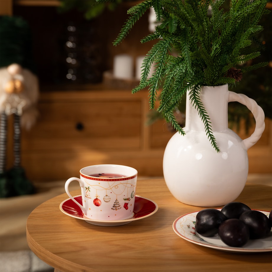 Filiżanka świąteczna ze spodkiem 220 ml BOUBLE 