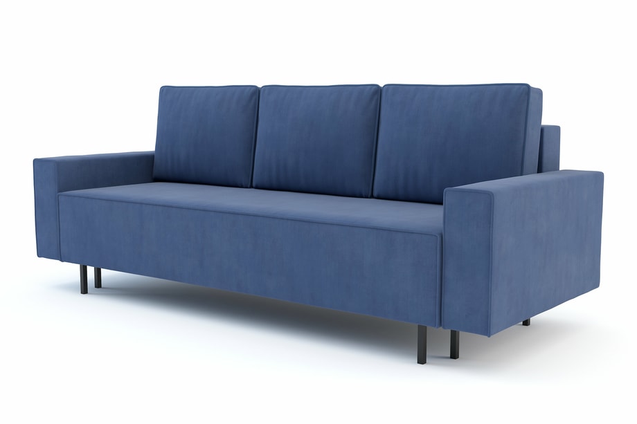 Sofa rozkładana niebieska KAMALA