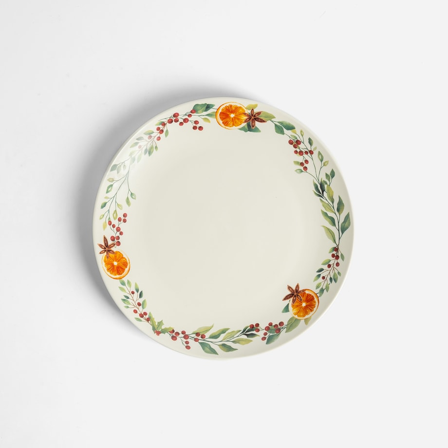 Talerz deserowy świąteczny WINTER TEA 20,8 cm