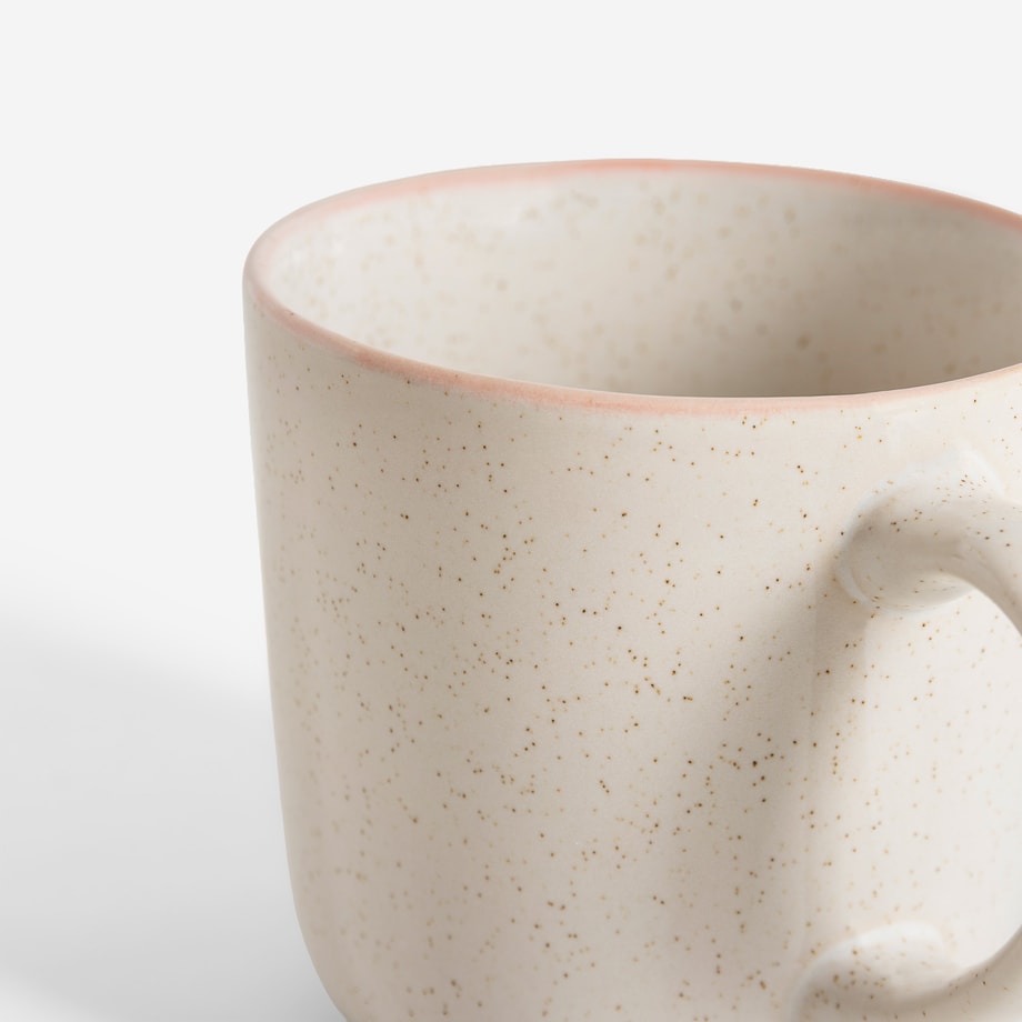 Kubek ceramiczny beżowy 330 ml