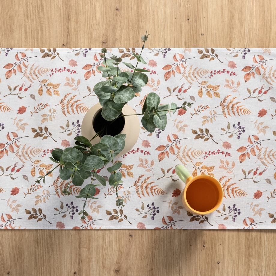 CINNAMON bieżnik w liście 40x120 cm