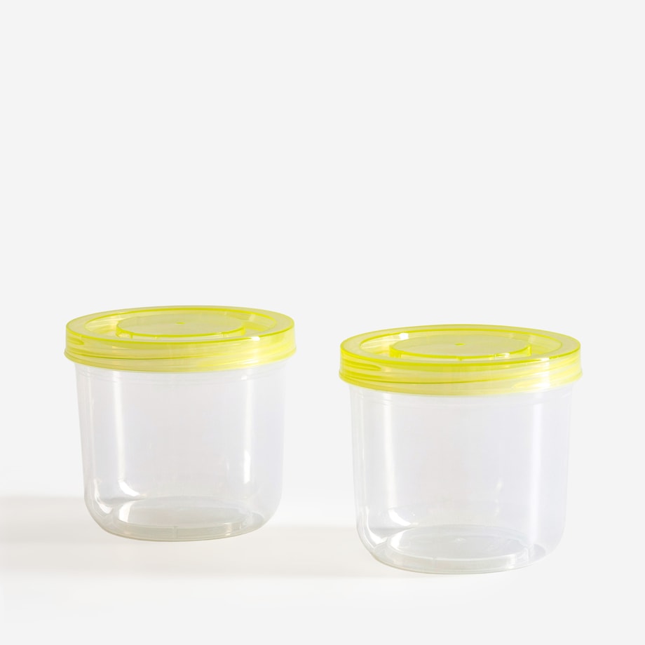 Komplet 2 pojemników zakręcanych 370 ml