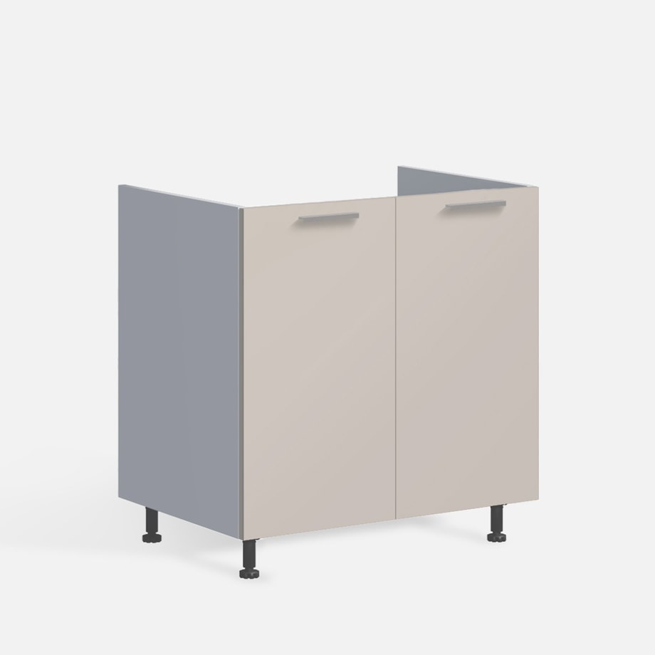 Szafka dolna MILENA pod zlewozmywak 80 cm kaszmir
