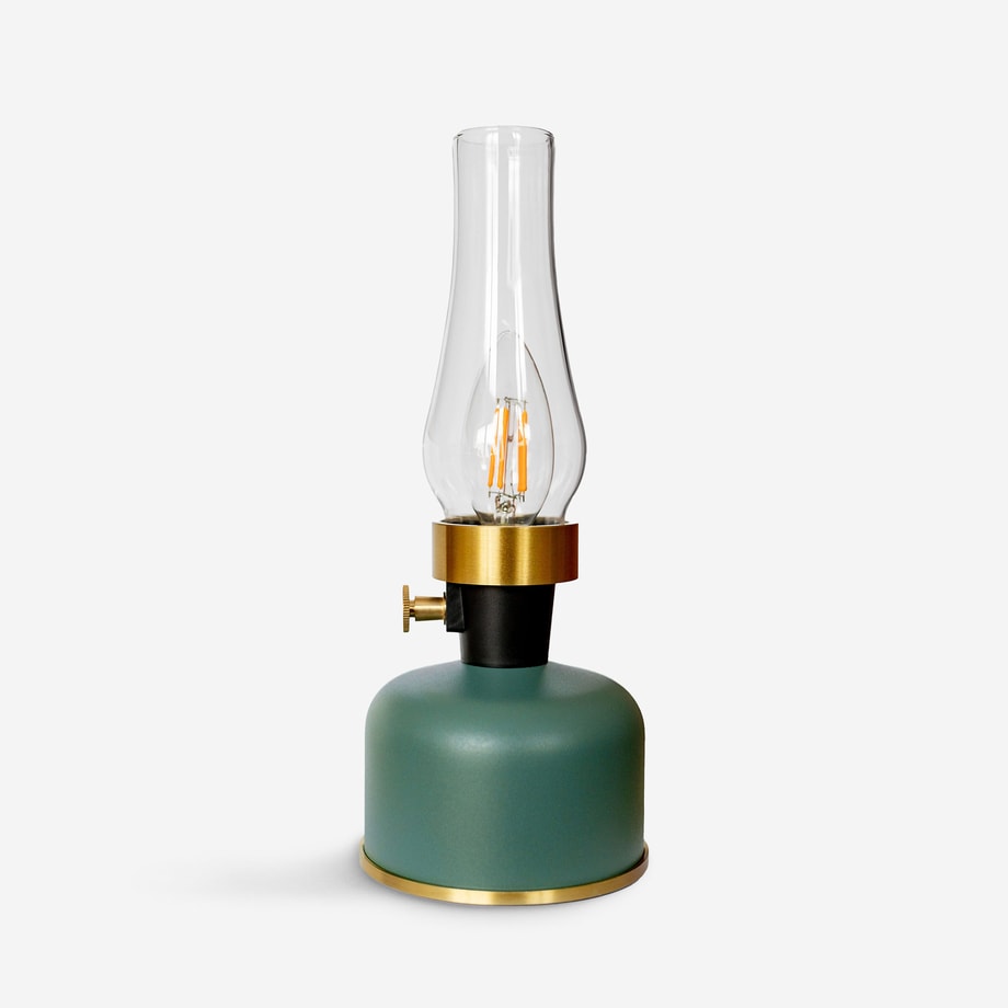 Lampa stołowa LED zielona OLIA