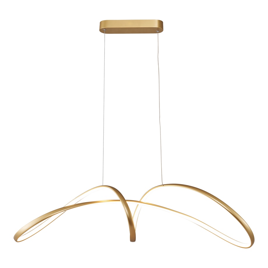 Lampa wiszaca LED złota FERMI