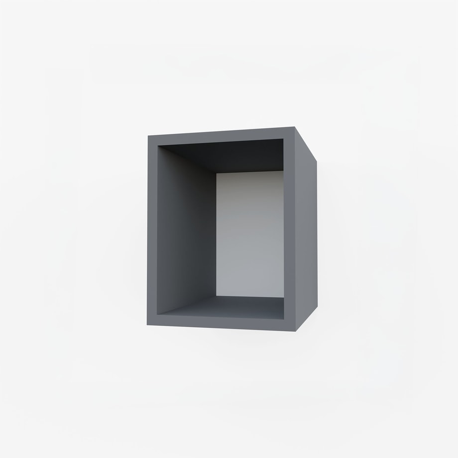 ADBOX II korpus nadstawny szafy 25x32x35 cm szary