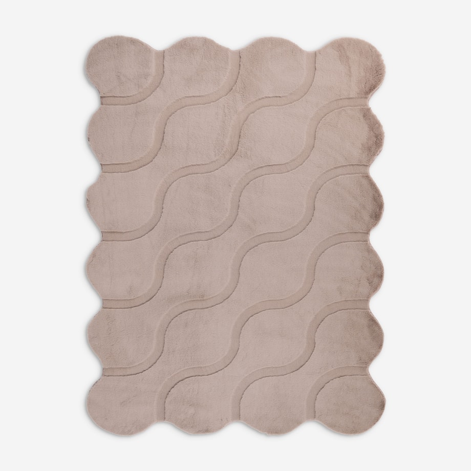 Dywan FALE PIASKU BISCUIT beżowy