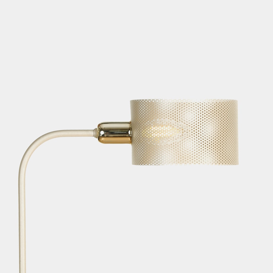 Lampa podłogowa szarobeżowa MIKO