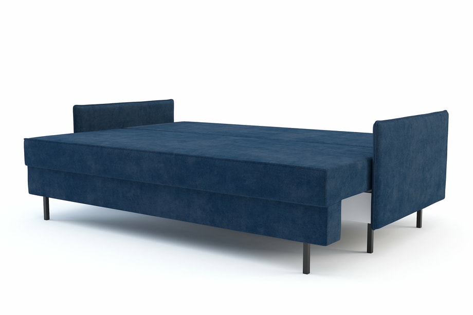 Sofa rozkładana granatowa NELLY