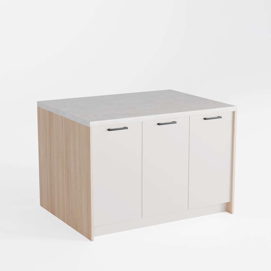 Formatki do wyspy kuchennej 123,2x93,8x82 dąb cremona SALVINA