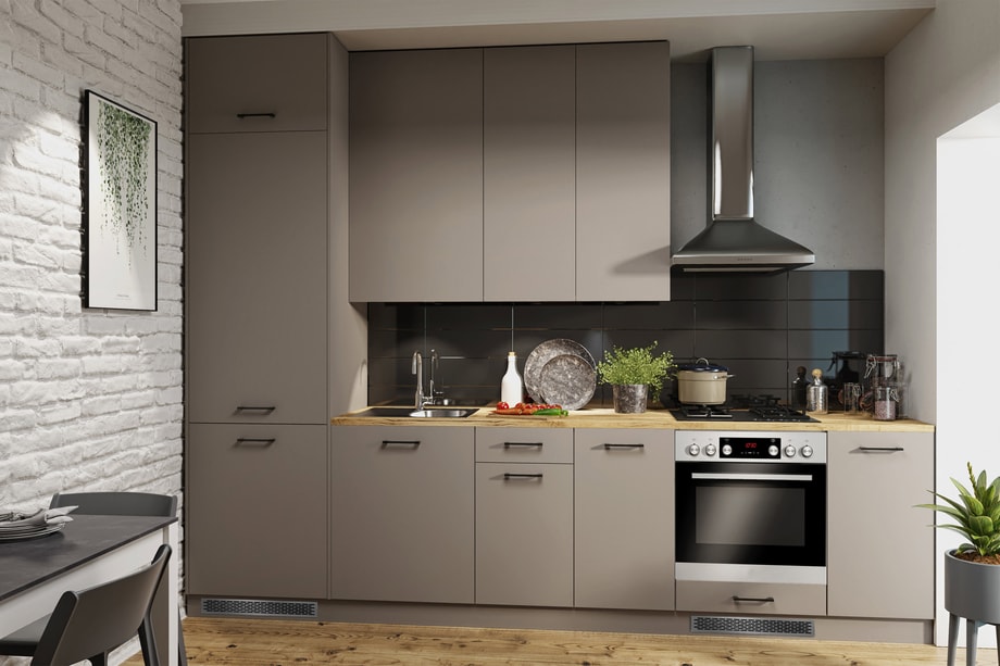 Formatka BASIC PLUS BP/FK 72x1,8x58 cm clay grey