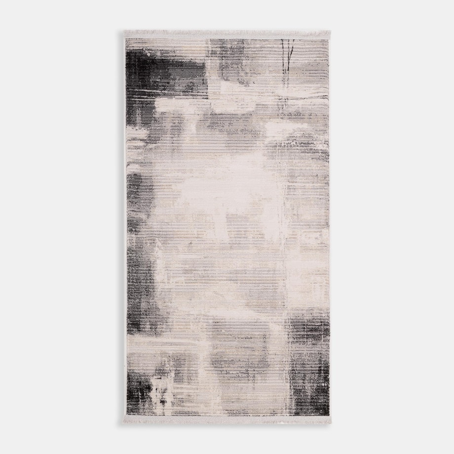 Dywan abstrakcyjny szaro-czarny, 80x150 cm BRISTOL
