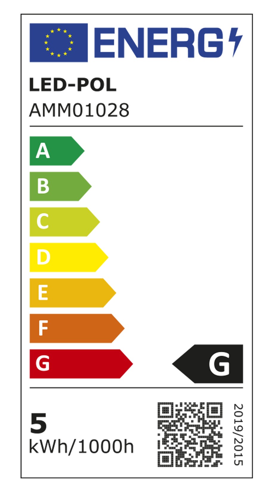 Żarówka LED GU10 4,9W barwa neutralna AMM-GU10-4,9W-DW