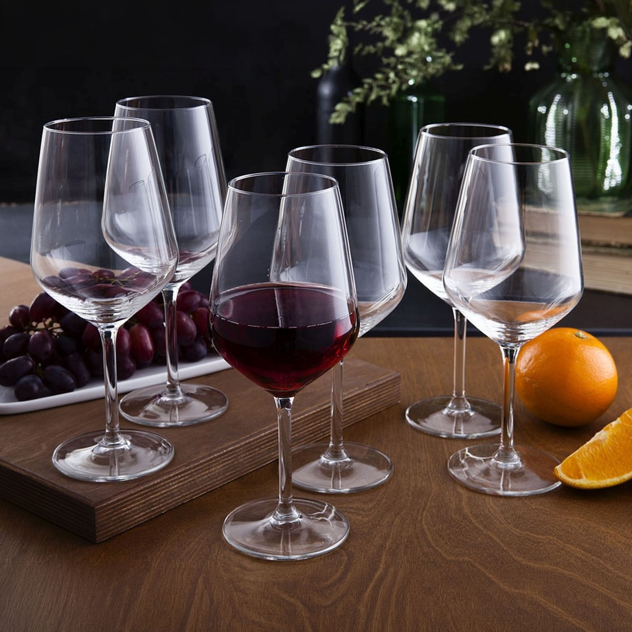 Komplet 6 kieliszków do wina białego 370 ml RUBIN
