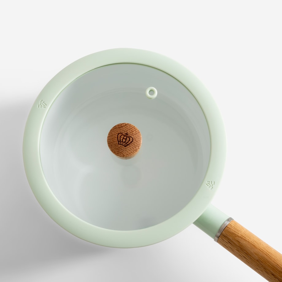 NATUR ENAMEL Rondel emaliowany miętowy 2 l