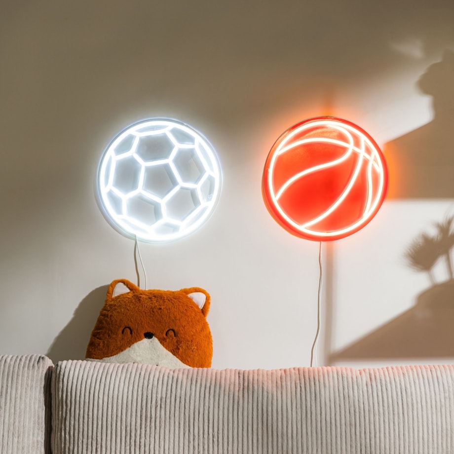 Lampa dekoracyjna LED PIŁKA KOSZYKOWA