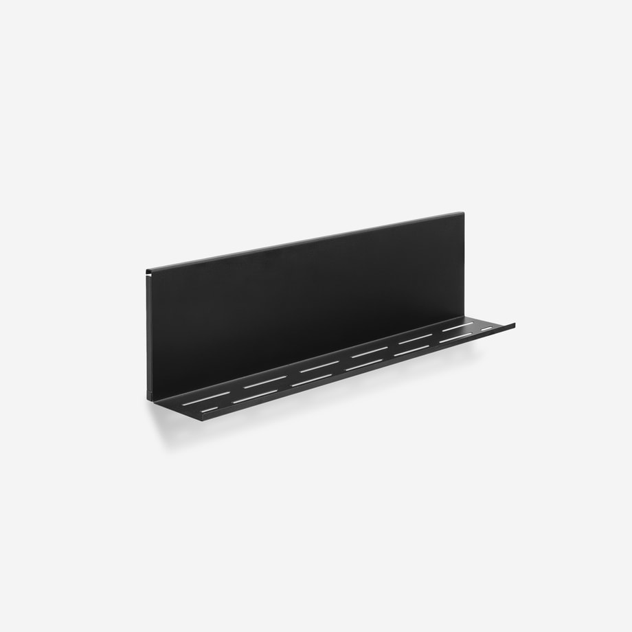 KAMPO półka z oświetleniem LED czarna 60 cm