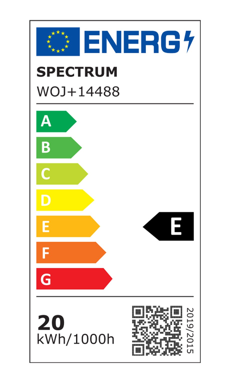 Żarówka LED E27 20W barwa ciepła GLS A65 SPECTRUM